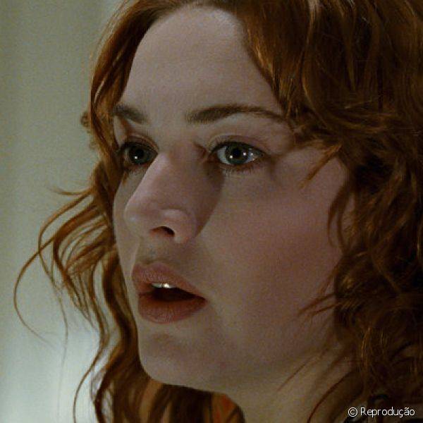As sobrancelhas de Kate Winslet tamb?m compuseram o personagem e levavam uma express?o mais forte para o visual de Rose